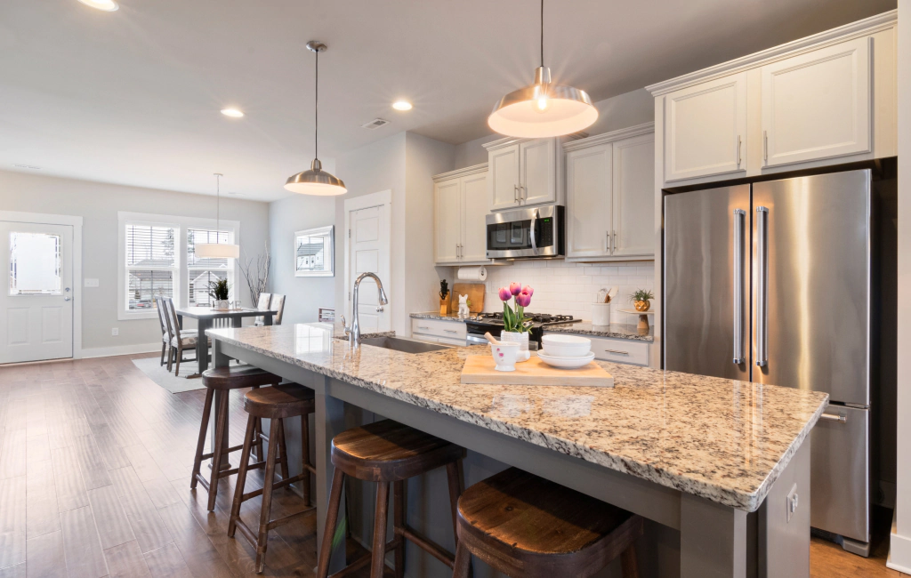remodeled kitchen area